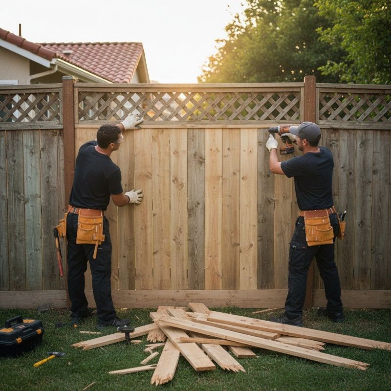Wood Fence Installation